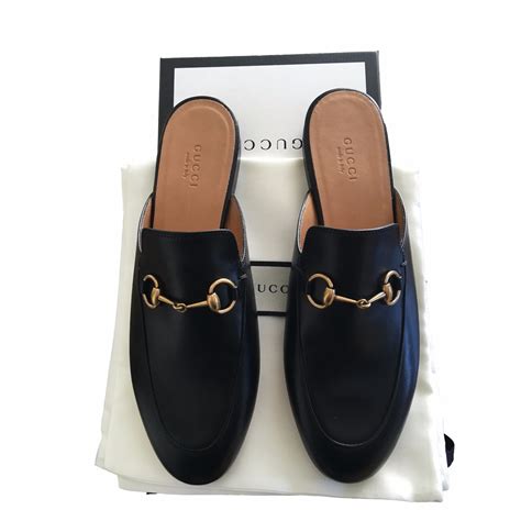 Gucci Princetown Leather Mules 